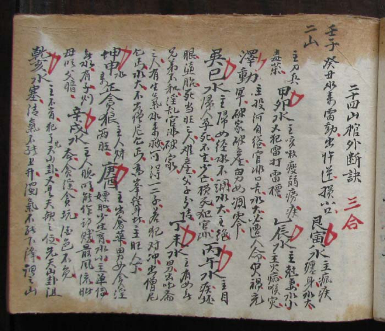 周易]二十四山棺外断诀